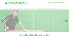 Desktop Screenshot of greencleanteam.com.au